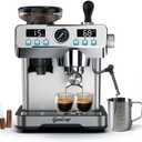 Espresso Machine with Grinder 20 Bar Professional Expresso Coffee Machines for Home Customizable 194-203 Temp Control Espresso Maker with 68oz Water Tank All-in-One Coffee Maker Cold Brew