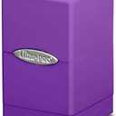 Ultra Pro - Purple Satin Tower Deck Box, Collectible Trading Card Protector Gaming Case Deck Box Organizer Storage Solution