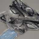 NORPERWIS Reading Glasses 5 Pairs Quality Readers Spring Hinge Glasses for Reading for Men and Women (5BLACK, 1.50)