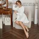 IDIFU Women's Dressy Strappy 2 Inch Low Kitten Heel Open Toe Sandals Dress Shoes for Woman Lady in Bridal Dance Evening (5)