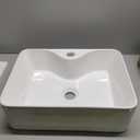 19-inch compact wall-mounted bathroom vanity, modern compact bathroom sink, suspended mini storage bathroom vanity sink