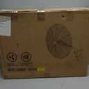 Wall Mount Fan, 20In Oscillating Wall Fan with 7000CFM, 3-Speed, Upgrade Motor High Velocity Industrial Fans for Commercial, Garage, Residential and Patio Use, Yellow