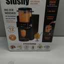Slushie Machine, Ice Cream Maker, Slushy Machine for Home and Families, No ice needed with Rapid Chill & Temperature Control, Multi-function for Margarita, Frapp, Easy to Clean, Black