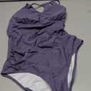 CUPSHE Women's One Piece Swimsuit High Neck Tummy Control Swimwear Bathing Suit Medium