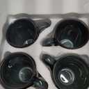 vancasso Starry 16 Pcs Dinnerware Set for 4, Handmade Reactive Glaze, Green