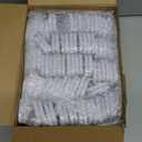 100 Pcs Metal Hinged Tin Box Rectangular Small Tin Container with Lid Mini Portable Tinplate Storage Box for Drawing Pin, Candies, Jewelry, Crafts, Button, Pill 2.4 x 1.8 x 0.6 Inch(White)