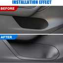 PSLER 4pcs Door Pocket Liners Front & Rear Door for 2025 2026 Refresh Tesla Model Y Juniper, Car Door Side Organizer Tray Mat All-Inclusive
