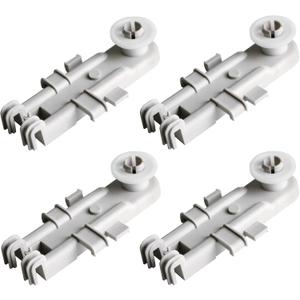 Upgraded 8268743 WP8268655 Dishwasher Rack Wheels- Fit for Ken-more Kitchen-Aid Whirl-pool Dishwasher Top Rack Parts, Replaces WP8268655 WP8268743 WP8268743VP AP6012252 PS11745459 by AMI PARTS (4 PCS)