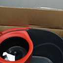 O-Cedar EasyWring Microfiber Spin Mop & Bucket Floor Cleaning System + 2 Extra Refills, Red/Gray