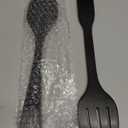 Yulejo Large Fork and Spoon Wall Decoration Rustic Kitchen Decoration 2 Pieces Wooden Spoon Wall Sign Fork Wall Art Farmhouse Wooden Sign for Home Kitchen Dining Room