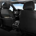 Coverado Front Seat Covers, Beige Seat Covers 2 Seats, Leather Car Protectors 2-Pack, Auto Seat Covers Spill-Proof Design Universal Fit for SUV, Vans, Sedan, Truck