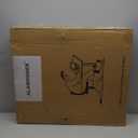 Mobile Folding Desk 25 Inch - No Assembly Sit-Stand Desk,Height Adjustable Rolling Laptop Desk, Space-Saving Portable Desk with Wheels for Home Office Craft & Study, Black