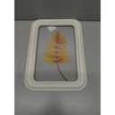 11.8 IN Clear Wall Sign Leaf, Yellow