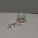 Merkury Innovations 3.15 inch diameter 3D Floating Cloud Crystal Orb Light, 1-pack
