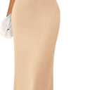 PRETTYGARDEN Spring Dresses for Women 2025 Summer Resort Wear Sexy Bodycon Sundress Spaghetti Strap Vacation Maxi Dress (XL)