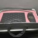 Car Seat Covers Full Set, Super Luxurious Heavy Universal Duty Waterproof Leather Automotive Vehicle Cover for Cars SUV Pick-up Truck, Non-Slip Seat Pink Car Accessories (Pink Black)