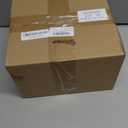 Sliner 100 Pcs Square Plastic Bowls 8 oz Plastic Serving Bowls Disposable Chip Containers for Parties Snack Fruit Candy Containers for Candy Buffet Salad Bar Buffet Party Supplies(Black)