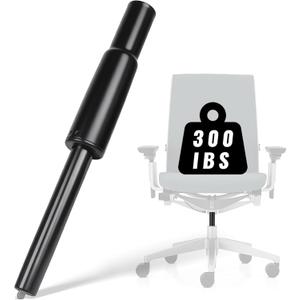 Office Chair Cylinder Replacement for Steelcase Leap V2 Office Chair, Side Activated Gas Cylinder, 4.5" Height Adjustment, 350N Load Capacity, Black