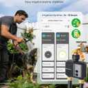 [All-New 2027] 1700FT WiFi Sprinkler Timer 2 Zone, Unistyle Smart Hose Timers Compatible Alexa & Google Voice and App Control, Water Timer for Garden Hose with Auto & Manual Modes for Garden Lawn