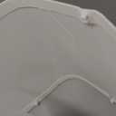 Small White Lampshade, 7.75"