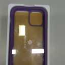 Miracase Glass Series for iPhone 11 Case [with Camera Lens Protector] Full-Body Rugged Bumper Case with Built-in 9H Tempered Glass Screen Protector Compatible with iPhone 11 6.1 inch, Purple