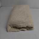 Bedsure Waterproof Dog Blankets for Large Dogs - Calming Cat Blanket for Couch Protector Washable, Long Faux Fur Pet Throw Blanket for Puppy, Reversible Furniture Protection, 50"x60", Cream