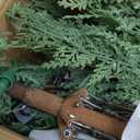 Christmas Decorations - 7.5 Ft Pre-Lit Twinkle Christmas Cypress Tree - Artificial Christmas Trees with 350 LED Lights - Xmas Holiday Decor for Indoor Home Party Living Room Office Decoration