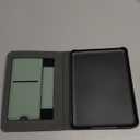 CoBak Case with Stand for Kindle Paperwhite 12th Gen 2024 Released (7") & Kindle Colorsoft Signature Edition - Durable PU Leather Cover with Auto Sleep Wake, Card Slot, Hand Strap Feature, Sage Green