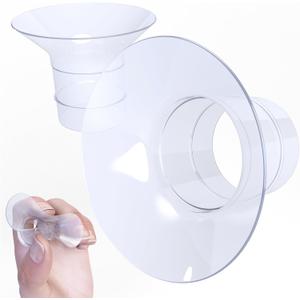 Flange Inserts for Breast Pumps - Silicone - Convert 24mm to 19mm - Pump Parts Replacement - Compatible with Spectra, Medela, Willow, Momcozy, Baby Buddha, MayMom Flange Inserts for Breast Pumps - Silicone - Convert 24mm to 19mm - Pump Parts Replacement - Compatible with Spectra, Medela, Willow, Momcozy, Baby Buddha, MayMom