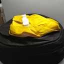3FT Bean Bag Chair Bean Bag Chairs for Adults Giant Bean Chairs with Velvet Cover, Memory Foam BeanBag Chair Fluffy BeanBag Chairs for Living Room, Bedroom - Mustard(36" x 36" x 22")