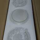 Seeded Glass Lamp Shade 3 Pack, Clear Cylinder Glass Shade for Light Fixture Replacement Globe for Pendant Light Wall Sconce Chandelier, 1 5/8 inch Fitter