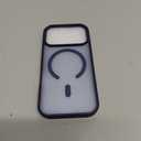 SUPFINE Magnetic for iPhone 17 Pro Case (Compatible with MagSafe)(Military Grade Drop Protection) Translucent Matte Shockproof with Anti-Fingerprint Phone Cover 2025,Navy Blue