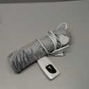 Deepsoon Heating Pad,Electric Heating Pads for Back,Neck,Abdomen,Moist Heating Pad for Shoulder,Knee,Arms,Legs,Dry/Moist Heat & Auto Shut Off,Christmas Gifts for Men and Women,Light Gray,24x12 Inch