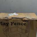 Baby Playpen, 47x47 in Small Play Pen,Toddler Playpen for Apartment,Play Yard,Activity Fence, Extra Large Baby Playard (Light Grey)