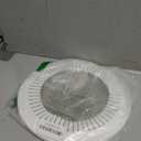 Flange Pipe Cover Decoration, 7.48 to 8.66 in (190-220mm) PP Plastic Escutcheon Collar Water Pipe Drain Line Cover, Reinforced Type Plumbing Cover Plates for Wall Tube Decor White, 1pc