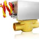 For Honeywell V8043E1012 Zone Valve, 3/4" Sweat Zone Valve, 2-Way 4-Wire Normally Closed 24V 50/60Hz 18"Leads V8043e1012 