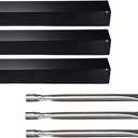PN2311(3-Pack) SA4051(3-Pack) 15 3/8" Heat Plate and Burners Replacement for Brinkmann 8300,810-7231-W, 810-8300, 810-8300-W, 810-8410-F, 810-8410-S, 810-9415-F, 810-9415-W