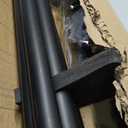 Heavy Duty Double Curtain Rods, 1 1/8IN Diameter Nonadjustable Dual Window Rods 108IN/9FT Length with Luxury Adjustable Brackets, Matte Black