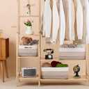 MiniArk Large Storage Baskets for Shelves, Closet Organizers Bins for Clothes Blanket Towels, Baby Nursery, Toy Baskets Box, Woven Rope Baskets, 17 x 13 x 7.5, 2 Packs Gradient Brown