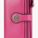 Travelambo Wallets Women RFID Large Capacity Luxury Waxed Leather Clutch Wallet Multi Card Organizer