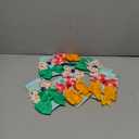 Summer Hair Grosgrain Bow W/Clip R/Y 2 Count 7 Pack