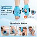 Comfytemp Ankle Ice Pack Wrap, Refillable Wearable Ice Bags for Injuries Reusable, 1H Long Lasting, Hot & Cold Therapy for Swelling, Sprained Ankles, Post Surgery for Men Women - 1Pcs