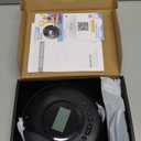 ARAFUNA Portable CD Player Bluetooth with FM Radio, 2000mAh Rechargeable CD Player for Car with LCD Screen, Anti Shock Protection Compact Player with Headphone, AUX Cable