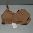 OEAK Womens Wireless Jelly Bras Push Up Bralette Full Coverage No Underwire Bra Comfortable Everyday Seamless Tshirt Bras (Beige, XXL)