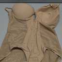 SHAPERIN Women's Backless Body Shaper Bra Faja U Plunge Low Back Thong Shapewear Tummy Control Deep V Bodysuit (XX-Large)