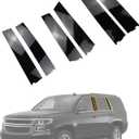 Flecto Window Trim B&C Pillar Trim Molding Kit Compatible with 2015-2018 Chevy Tahoe GMC Yukon Cadillac Escalade Replace 926-241 926-242 926-243 926-244 926-245 926-246 Door Outer Pillar Trim (6PCS)