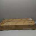 Cyclysio Industrial Pipe Clothing Rack, Reversible 7.25FT Wall Mounted Clothes Rack, Heavy Duty Garment Racks Closet Wardrobe with LED Lights& Shelves, Walk-in Closet System, Grey