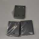 4pcs Iron 2" x 4" (Actually 1.81" x3.94") Deck Railing Connector, for Deck Railing, Handrail, Barn and Beam end Connection Installation