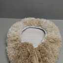 Arotive Soft Microfiber Bathroom Toilet Lid Cover, Machine Washable Seat Covers, 17.5 x 15, Stays in Place Rubber Backing, Fits Most Round, Elongated and Oblong Lids, Accessories Decor, Light Beige