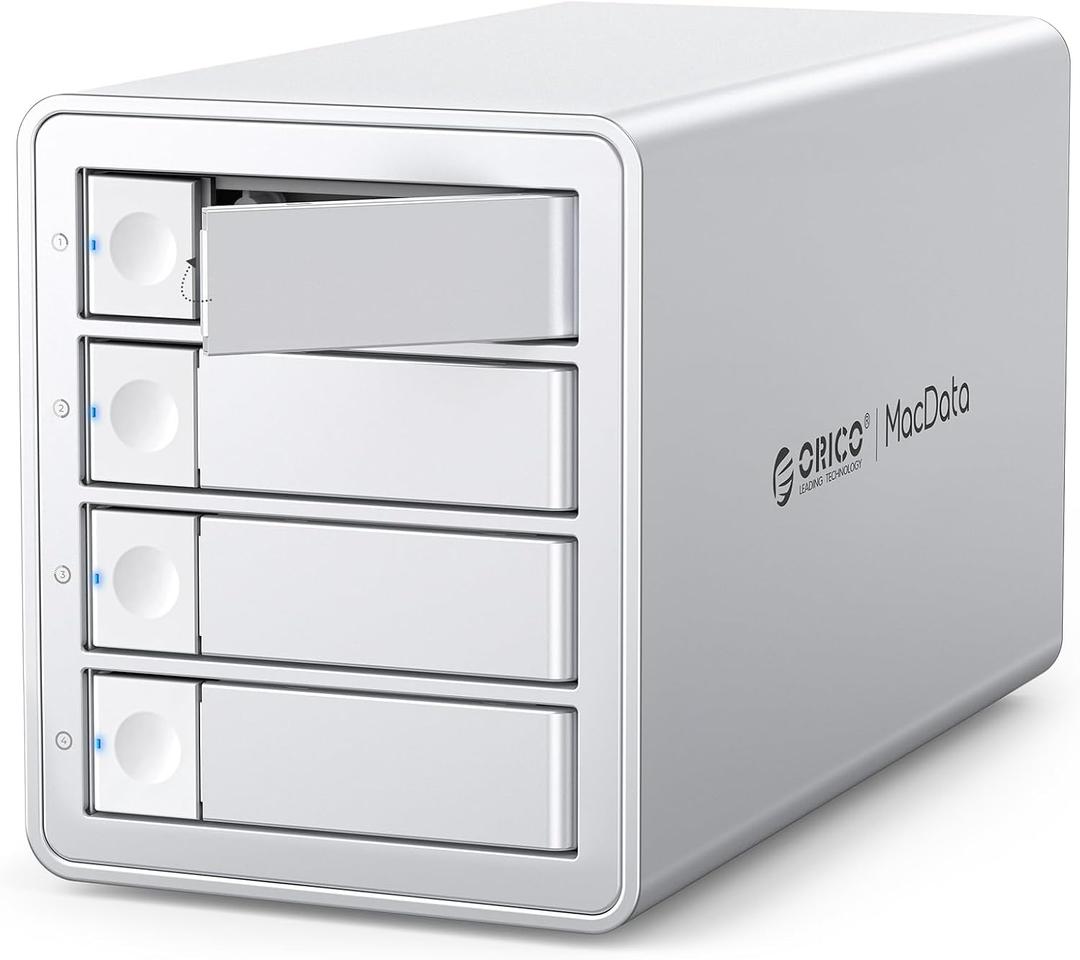 ORICO 4 Bay 20Gbps RAID Hard Drive Enclosure USB 3.2 Gen2X2